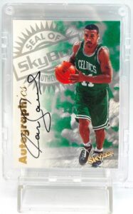 1997-98 Skybox Premium Autographics Dana Barros (1)