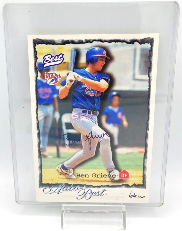 1997 Best Prospects Auto Card Ben Grieve (2)