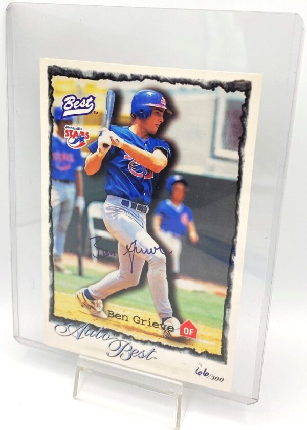 1997 Best Prospects Auto Card Ben Grieve (4)
