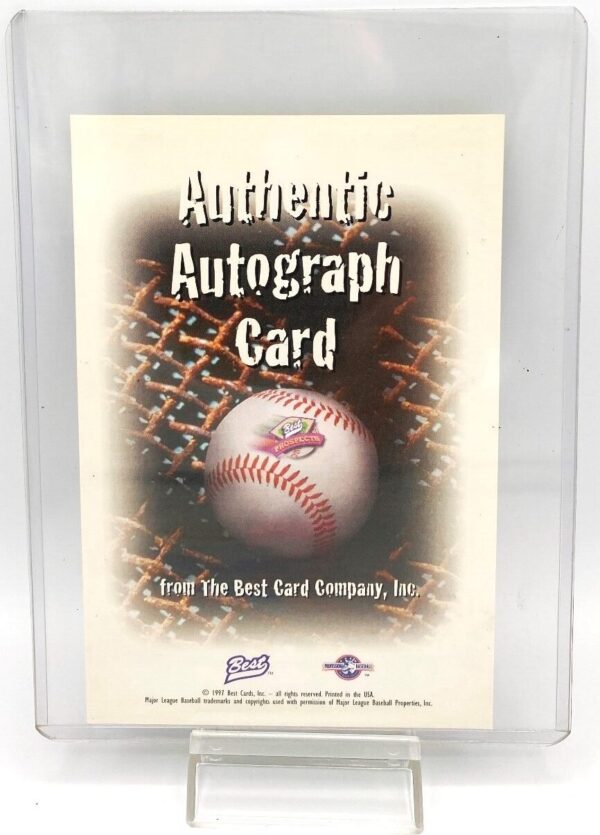 1997 Best Prospects Auto Card Ben Grieve (5)