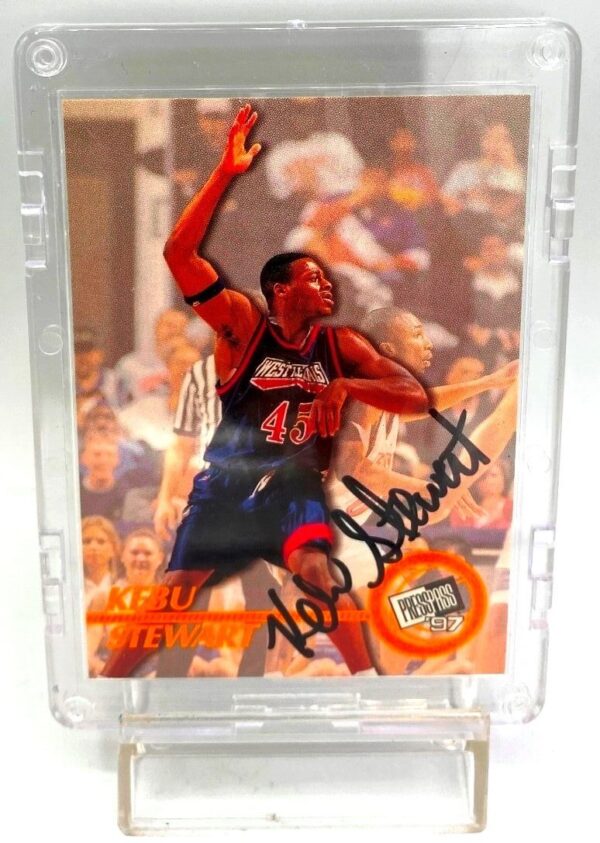 1997 Press Pass Authentic Rookie Kebu Stewart (2)