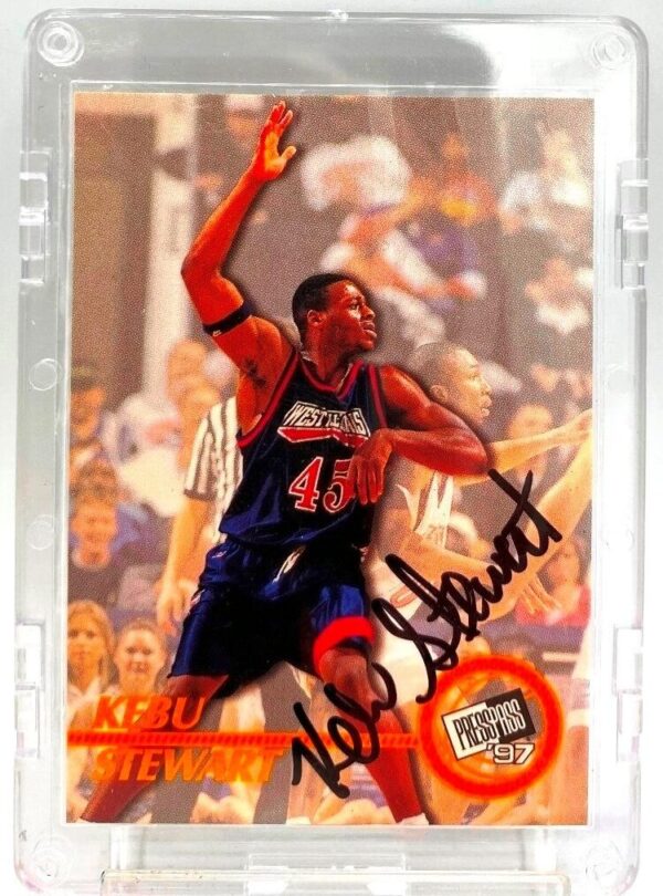 1997 Press Pass Authentic Rookie Kebu Stewart (3)