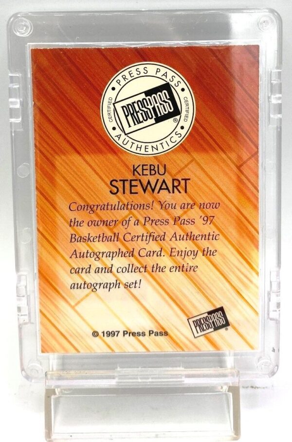 1997 Press Pass Authentic Rookie Kebu Stewart (6)
