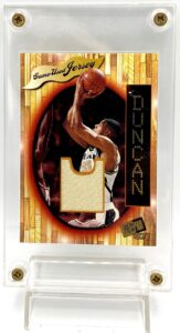1997 Press Pass Game Used Jersey Card #JC 1 Of 4 Tim Duncan (1)