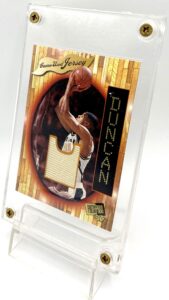 1997 Press Pass Game Used Jersey Card #JC 1 Of 4 Tim Duncan (4)