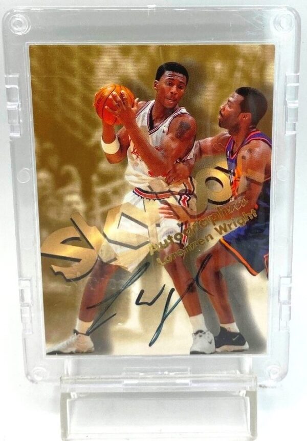 1998-99 Skybox Premium Autographics Lorenzen Wright (2) 1998-99 Skybox Premium Autographics Lorenzen Wright (2)