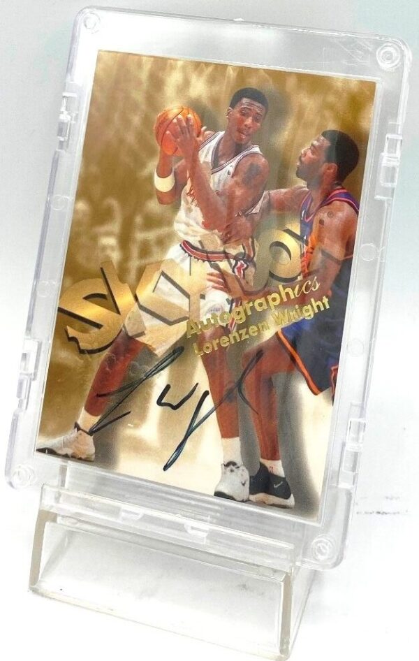 1998-99 Skybox Premium Autographics Lorenzen Wright (5) 1998-99 Skybox Premium Autographics Lorenzen Wright (5)
