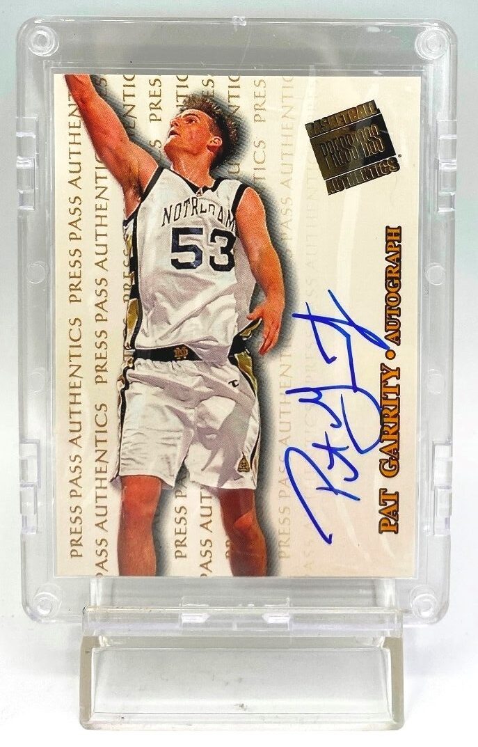 1998 Press Pass Authentics Rookie Pat Garrity (1)