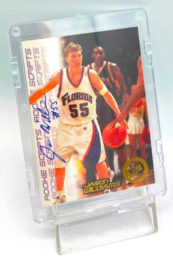 1998 Press Pass Rookie Scripts Jason Williams Autograph (4)