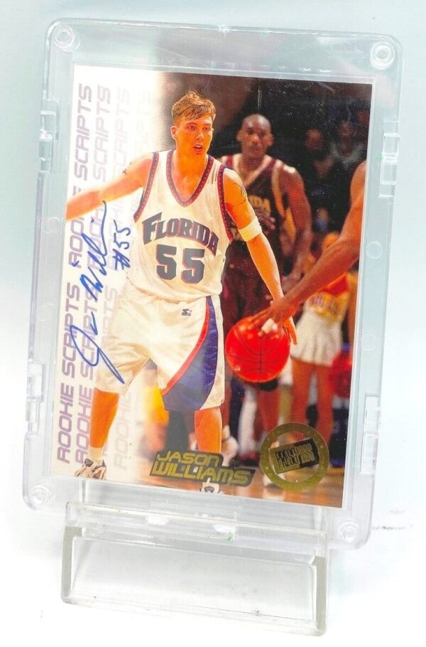 1998 Press Pass Rookie Scripts Jason Williams Autograph (5)
