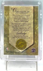 1999-00 Skybox Premium Autographics L Funderburke (6)