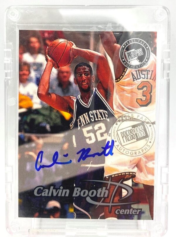 1999 Press Pass Authentics Rookie Calvin Booth (3) 1999 Press Pass Authentics Rookie Calvin Booth (3)