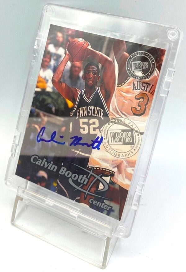 1999 Press Pass Authentics Rookie Calvin Booth (5) 1999 Press Pass Authentics Rookie Calvin Booth (5)