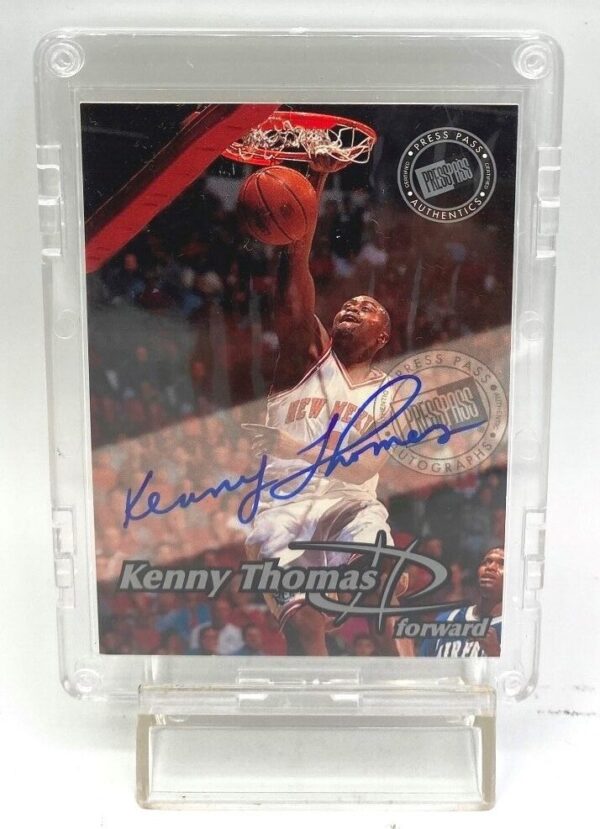 1999 Press Pass Authentics Rookie Kenny Thomas (2) 1999 Press Pass Authentics Rookie Kenny Thomas (2)