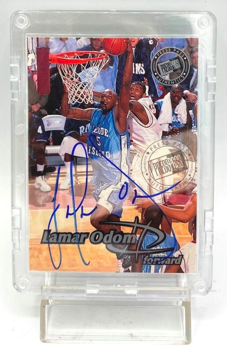 1999 Press Pass Authentics Rookie Lamar Odom (1)