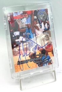 1999 Press Pass Authentics Rookie Lamar Odom (5)