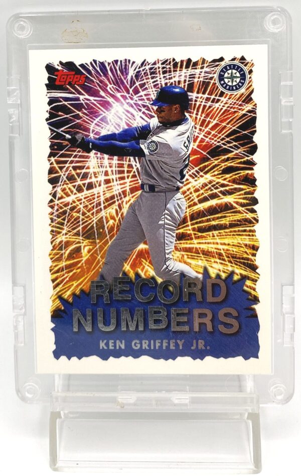 1999 Topps Record Numbers Insert Card #RN4 Ken Griffey Jr (2) 1999 Topps Record Numbers Insert Card #RN4 Ken Griffey Jr (2)