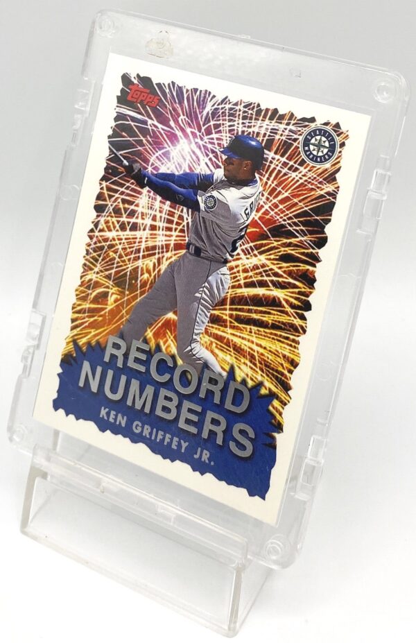 1999 Topps Record Numbers Insert Card #RN4 Ken Griffey Jr (4) 1999 Topps Record Numbers Insert Card #RN4 Ken Griffey Jr (4)