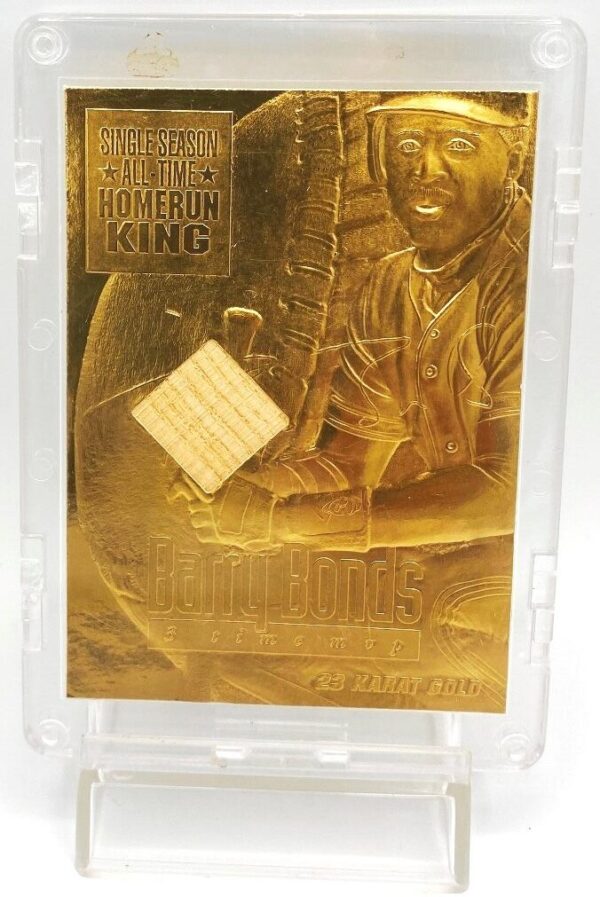 2000 All Time Home Run King 23Kt Gold Collectibles Barry Bonds (1) 2000 All Time Home Run King 23Kt Gold Collectibles Barry Bonds (1)