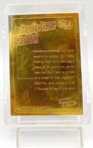 2000 All Time Home Run King 23Kt Gold Collectibles Barry Bonds (5)