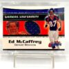 2000 Fleer Gamers Uniformity Ed McCaffrey (Game Used Jersey) Congratulations (1)