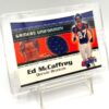 2000 Fleer Gamers Uniformity Ed McCaffrey (Game Used Jersey) Congratulations (3)