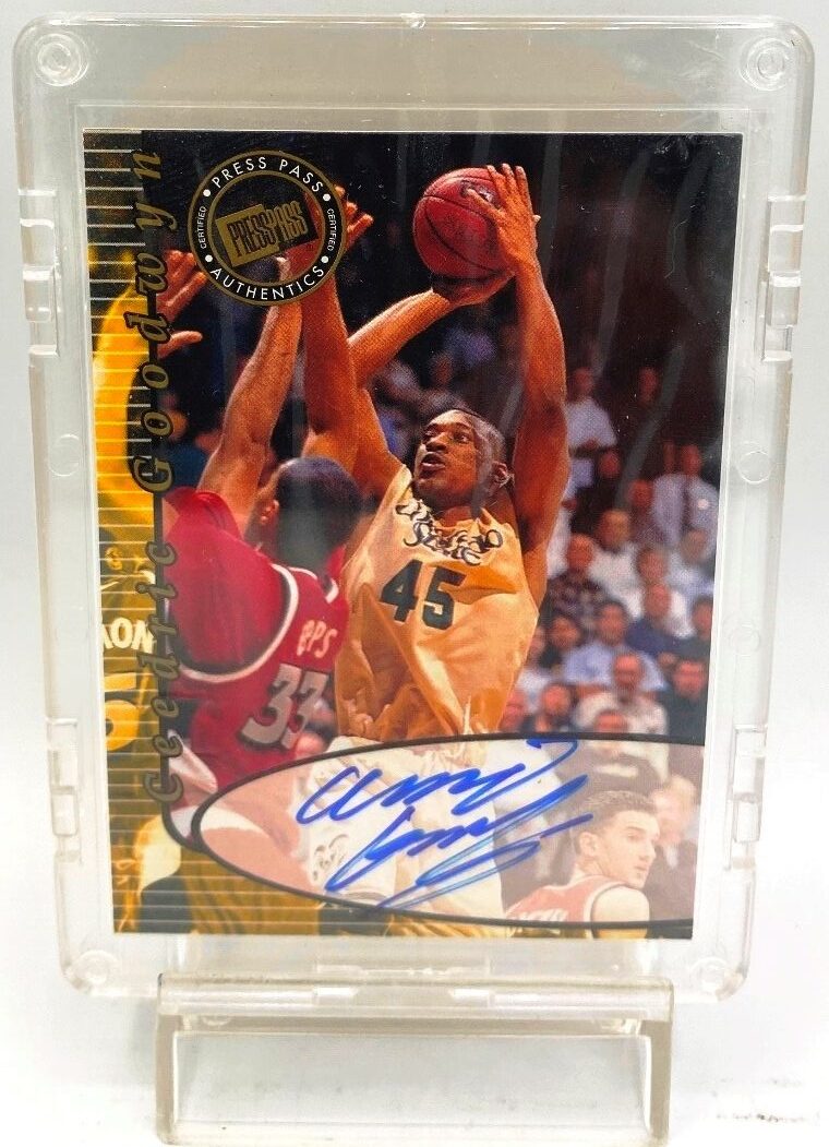 2000 Press Pass Authentics Rookie Ceedric Goodwyn (1)