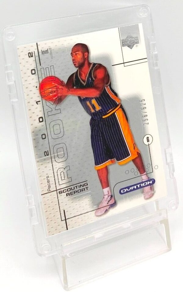 2001-02 Upper Deck Ovation Rookie Card #96 Jamaal Tinsley (3)