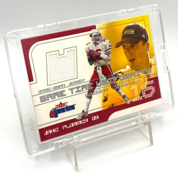 2001 Fleer Game Time Uniformity Jake Plummer (Game Worn Jersey) Congratulations (3)