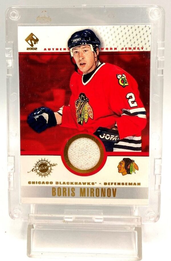 2002 Pacific Private Stock Boris Mironov (Game Used Gear) Card #23 (2)