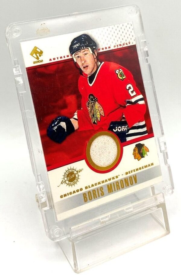 2002 Pacific Private Stock Boris Mironov (Game Used Gear) Card #23 (3)