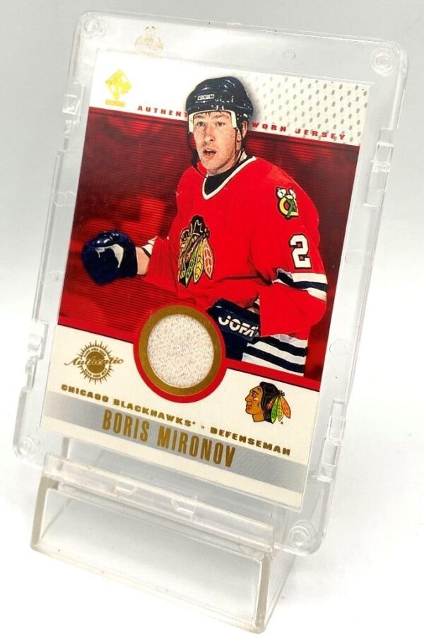 2002 Pacific Private Stock Boris Mironov (Game Used Gear) Card #23 (4)