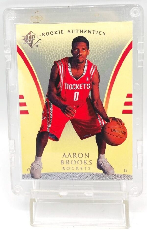 2007-08 UD SP Rookie Authentics Card #138 Aaron Brooks (2)