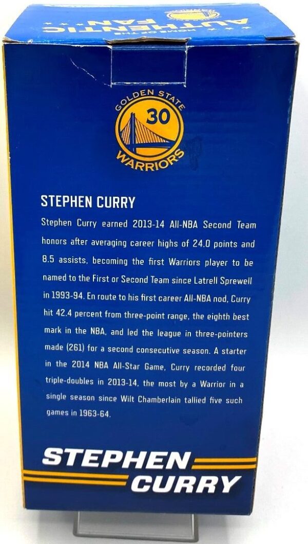 2013-14 Kloanz Inc Warriors Stephen Curry Bobblehead (All-NBA 2nd Team) (5)