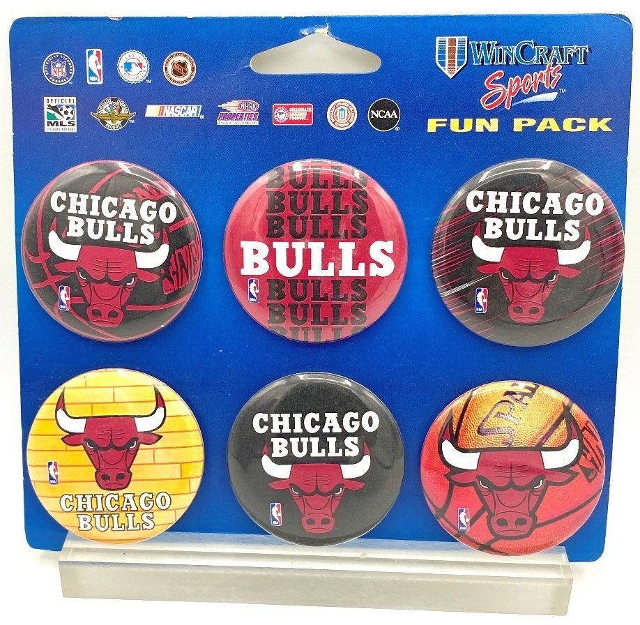 Chicago Bulls logo 1996 Collector Buttons (1)