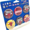 Chicago Bulls logo 1996 Collector Buttons (3)