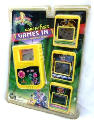 Power Rangers Game Wizard 4-Pack Set “OPENED PRODUCT” (LCD Cartridge 3-Games-In-1) Mighty Morphin Power Rangers Vintage Collection “Rare-Vintage” (1994)