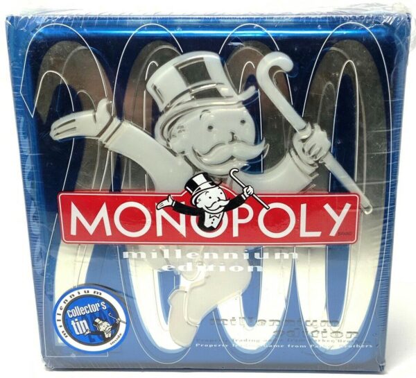 Monopoly 2000 Millennium Edition Tin 1998 (1A) Monopoly 2000 Millennium Edition Tin 1998 (1A)