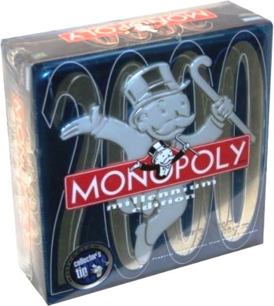 Monopoly 2000 Millennium Edition Tin 1998 (1B) Monopoly 2000 Millennium Edition Tin 1998 (1B)