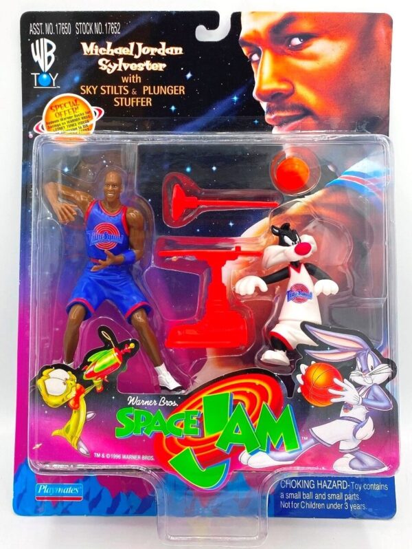 1996 Space Jam (Michael Jordan & Sylvester) Sky Stilts (1)