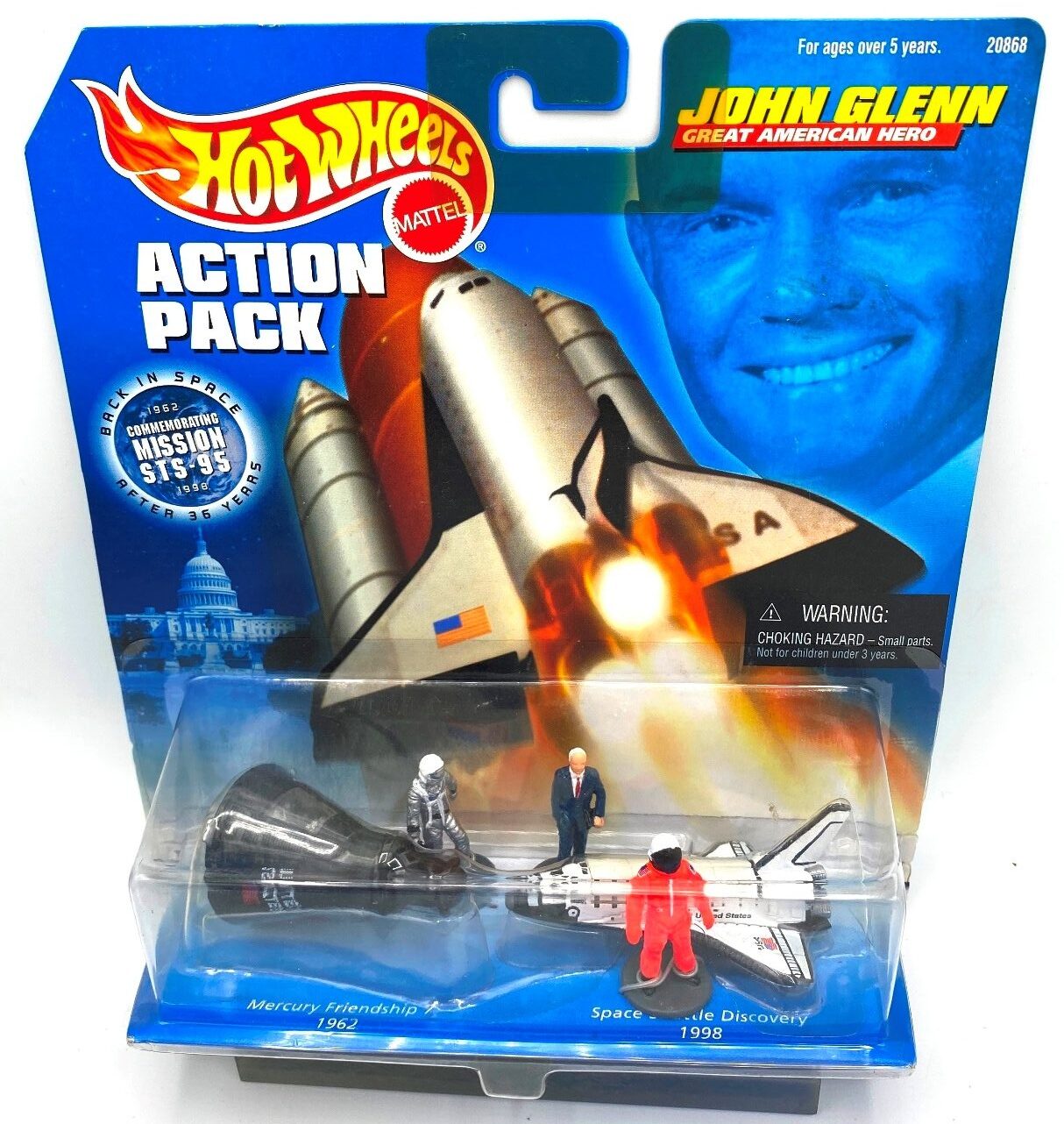 Action Pack (John Glenn) “Journey Of An American Hero!” (Hotwheels