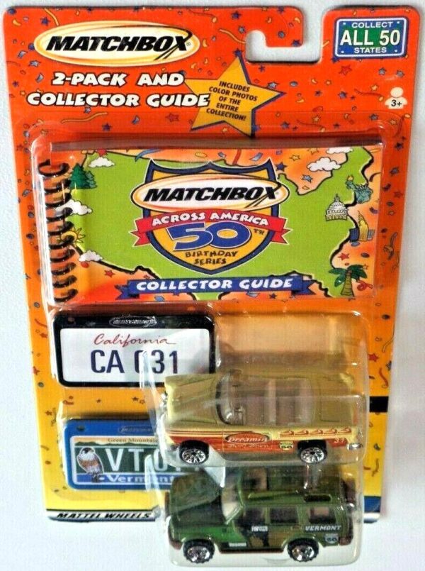 Matchbox Across America 2-Pk 55 Chevrolet Bel Air & Land Rover-0 Matchbox Across America 2-Pk 55 Chevrolet Bel Air & Land Rover-0