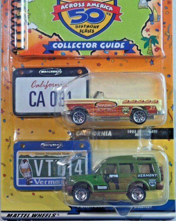 Matchbox Across America 2-Pk 55 Chevrolet Bel Air & Land Rover-3 Matchbox Across America 2-Pk 55 Chevrolet Bel Air & Land Rover-3