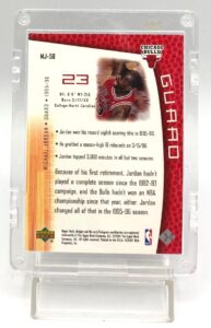 2001 Upper Deck Michael Jordan MJ'S BACK Card #MJ-50 (2)