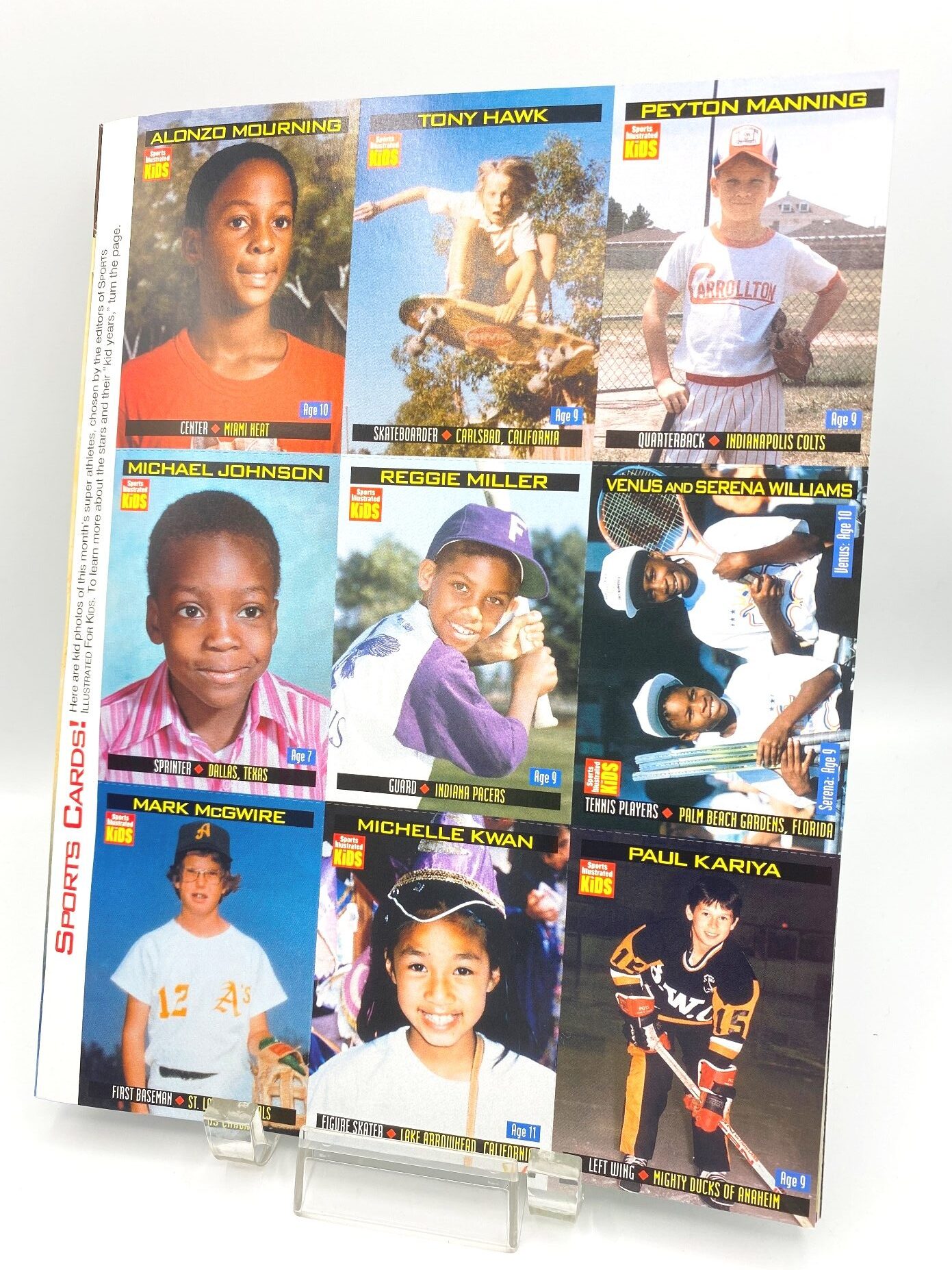 SI 2000KIDS TAKE CHARGE! FebruaryVenus and Serena Williams CARD Sports Illustrated For KIDS w