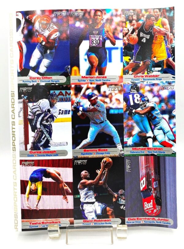 SI 2002-January Sports Illustrated For KIDS w9-Card Uncut Sheet (2)