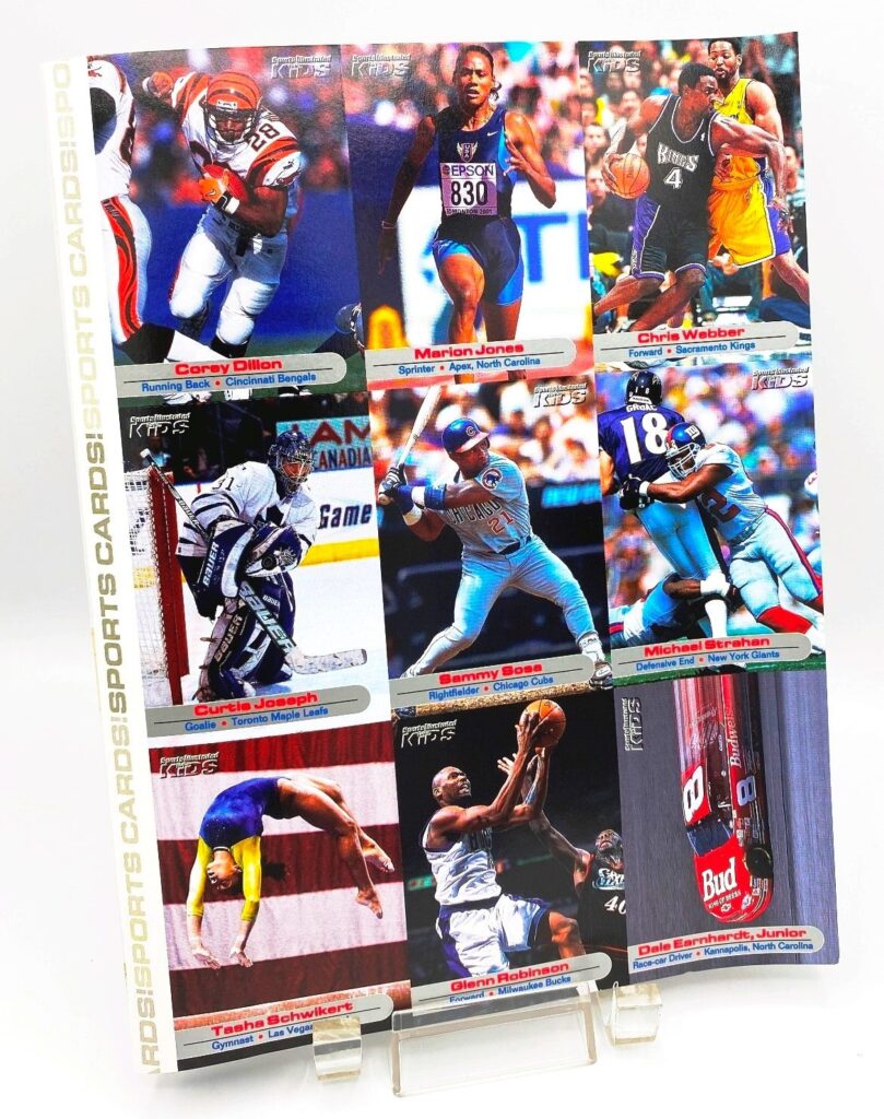 SI 2002-January Sports Illustrated For KIDS w9-Card Uncut Sheet (3)