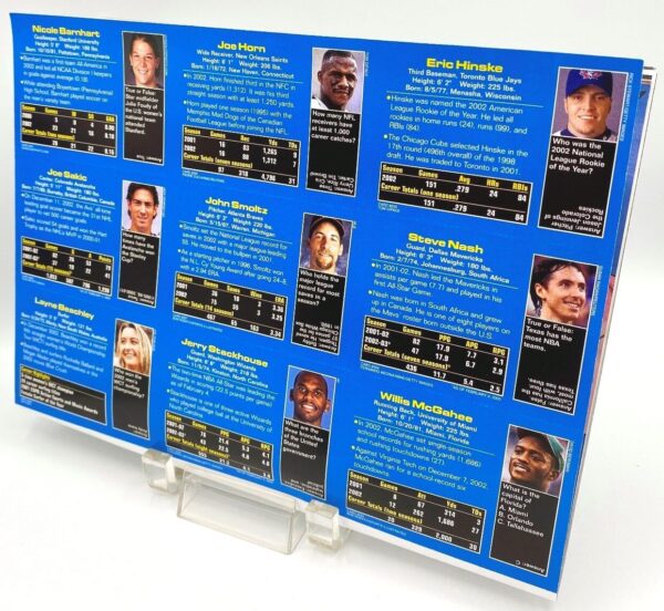 SI 2003-Play Ball April-Eric Hinske CARD (1-Rookie) Sports Illustrated For KIDS Double Issue w/9-Sports Card Uncut Sheet & 9-Card Tech Deck Dude Uncut Sheet ("Rare 18-Cards 2-Perforated Sheets!")"Rare-Vintage" (2003) 