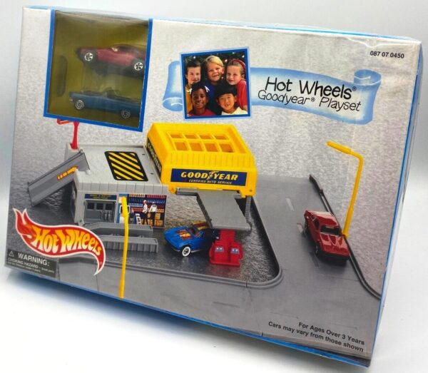 1996 Hot Wheels Goodyear Playset 2-Car (Certified Auto Service) (4) 1996 Hot Wheels Goodyear Playset 2-Car (Certified Auto Service) (4)