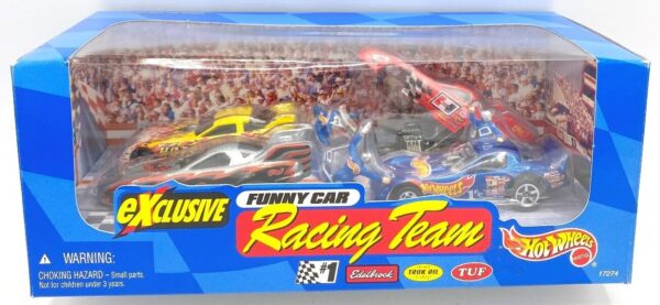 1997 Hot Wheels Exclusive Funny Car Racing Team (4 Car Set) (2) 1997 Hot Wheels Exclusive Funny Car Racing Team (4 Car Set) (2)